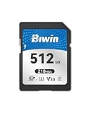 Biwin SD210 SD-Karte 512 GB, SDXC V30 4K UHD Klasse 10, robuste UHS-I-Speicherkarte für Kamera, bis zu 210 MB/s Lesegeschwindigkeit, professionelle Lösung für Kreatoren