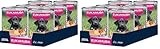 Eukanuba Welpenfutter Nass mit Pute und Karotte, Getreidefreies Premium Nassfutter für Junior Hunde, 6 x 400 g Dosen (Packung mit 2)