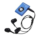 Sxhlseller IPX8 wasserdichte MP3 Player für Schwimmen und Sport, 8 GB Unterwasser Audio-Player mit Kopfhörern, Unterwasser in Ear MP3 Player mit Clip für das Laufen von Surfentauchen (Blue)