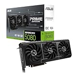ASUS Prime GeForce RTX 5080 OC Edition 16GB GDDR7 Gaming Grafikkarte (Nvidia GeForce RTX5080, SFF-Ready, Dual-BIOS-Schalter, PCIe 5.0, 1x HDMI 2.1b, 3X DisplayPort 2.1a, PRIME-RTX5080-O16G)