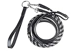 Start Schlaufzügel aus Leder mit starker Kordel – Hilfszügel für Pferdetraining – mit Karabiner – für bessere Haltung und entspanntes Reiten (Leder)