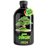 Homegrow24 Bonsai Dünger, Dünger für Bonsais, 500 ml, Vitalstoffkomplex mit effektiven Mikroorganismen und organischer Pflanzenkohle, 100% Natürlich, für üppiges Wachstum