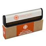 Vinyl Schallplatten Reinigung Bürste von SPINCARE | Professionelle Plattenbürste | Antistatischer LP Vinylplattenreiniger | Entfernt Schmutz aus LP-Rillen