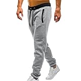 RYTEJFES Baggy Hose Herren Laufhose Herren Lang Arbeitshosen Männer Latzhose Haushose Herren Gym Hosen Herren Trainingshose Cargohose Jogginghose Arbeitshosen Chino Hose Sporthose Wanderhose