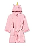 Playshoes Unisex Kinder Frottee-bademantel Morgenmantel, Einhorn, 134-140 EU