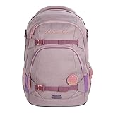 coocazoo Schulrucksack Mate „Mixed Faded Rose”, rosa, ergonomischer & anpassbarer Tornister, höhen- & größenverstellbar, mit Brustgurt & Hüftgurt, ab der 3. Klasse