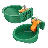 2Stücke Automatische Schaftränke aus Kunststoff Wassersparende Tränke für Rinder Ziegen und Schweine Einfache Installation für Verschiedene Nutztiere