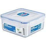 LocknLock TO GO Sandwich Box mit Trennsteg 1,2 L 100% luft- und wasserdichte Vorratsdose Spülmaschinen-, und Mikrowellengeeignet BPA-Frei Brotdosen mit Trennfächern Meal Prep Dosen