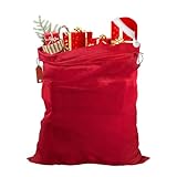 Weihnachtssack, XXL Nikolaussack Weihnachtstüten Samt-Geschenktüten mit Kordelzug,Weihnachten, Geburtstag, Party, Gastgeschenke für Freunde (71 x 81 cm)