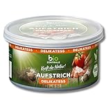 biozentrale Aufstrich Delikatess | 125 g | vegan, gluten- und laktosefrei | herzhaft würziger Brotaufstrich mit Nährhefe | lecker auf Brot, Reis- & Maiswaffeln sowie Knusperbrot