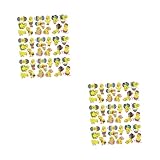 TOYANDONA 2 Sätze Küken Wanda Kleber Wandtattoo Zubehör Für Hühnerställe Aufkleber Huhn Hühnerstall Bausatz Küken Wand Klammert Wandtattoos Coop Kinderzimmerdekor Die Pvc