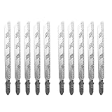 KVSERT Stichsägeblätter-Set, 101 mm, 10 Stück, mit Diamantbeschichtung, für Mauerwerk, Granit, Fliesen, Schneidewerkzeuge