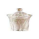Cloud Mist Three Talents Gaiwan, Kung-Fu-Teeschale aus Glas im chinesischen Stil, mit Deckel, 150 ml