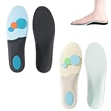 Irtyif Plantarfasziitis,2 Paar Orthopädische Einlegesohlen,Plattfuß Einlagen,Schuheinlagen OrthopäDische Für Damen Herren,Komfort Plattfuß Arbeitsschuhe Einlegesohlen Sport,Weich,Atmungsaktiv,EVA