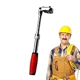 Ausziehbarer Ratschenschlüssel - Drei-Größen-Steckdosenadapter, Zwei-Wege-Wendewerkzeug, professionelle mechanische Ratsche | Langlebige Chrom-Vanadium-Konstruktion mit Verlängerungshülse, Polyv