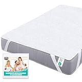 Utopia Bedding Matratzenschoner 90 x 200 cm Wasserdicht, Mit Elastisch Eckbändern, Oeko-TEX Zertifiziert Matratzenauflage Atmungsaktive, Matratzenschutz