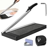 Papierschneider A4 für bis zu 8 Blätter 70g/m², Hebelschneider, Präzise Schneidemaschine, Mehrzweck Papier Schneidegerät für Papier Karton & Bastelarbeiten für Büro Schule und Scrapbooking