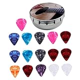 VICASKY 1 Satz Plektrumkoffer Ukulele-Picks wählt sortiert wählen Finger gitarren zubehör Ukulele-Gitarren-Plektren Lieferungen für Gitarrenauftritte Plektren für Gitarrenhilfen Eisen