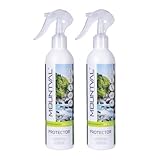 Mountval Imprägniermittel Protector Imprägnieren von Outdoor-Schuhen aus Textilgewebe, Nubuk-, Wild und herkömmlichen Leder | Geeignet für Gore-TEX - 2 x 300 ml