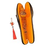 F Fityle Hulusi Flöte, Chinesische Hulusi Flöteninstrument, Kürbisflöte Bambus Hulusi, Traditional Hulusi Flute Cucurbit Flute Bamboo Hulusi with Case für Anfänger Studenten Geschenk Musikliebhaber