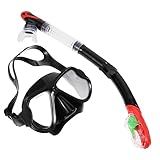 VICASKY 1Satz Kompaktes Schnorchelset für Erwachsene Leichte Schnorchelmaske mit Ergonomischem Mundstück Komfortable Passform für Schnorcheln und Schwimmen Elegantem