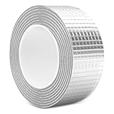 Butylband, Alu Dichtband, Dach Reparaturband 5cm×5m, Wasserdichtes Bitumen Dichtband, Silber Butyl Klebeband, Bitumen Klebeband für Dachleckage Oberflächenriss Fensterbankspalt Rohrbruch Wohnwagen