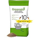5 kg Rasensamen schnellkeimend Greenato Berliner Tiergarten - für Zierrasen, Spielrasen, Schattenrasen oder Trockenrasen, Rasensaat geeignet für alle Rasenflächen - reicht für 200 m²