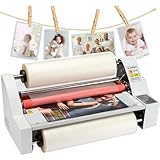 ylpddmm Laminiergerät, Heiß-/Kalt-Rollenlaminator, Laminiergerät A3 Heiß- & Kaltlaminator Laminiermaschinen 350 mm,einstellbare,Heiß- und Kaltlaminieren für Dokumente, Fotos usw.