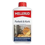 Mellerud Parkett & Kork Versiegelung – Wirksames Mittel zum Schutz von Parkett-, Holz-, Laminat- und Korkböden – 1 x 1 l