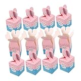 OFFIGAM 50 Stück Boxen Geschlecht Offenbaren Obstkiste Party-süßkegel Plätzchen Schachteln Zum Verpacken Von Süßigkeiten Lutscher Keksdosen Würfel Weinöffner Für Schokolade Pralinen Papier