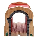 LABRIMP Holzbahn Tunnel Zubehör Schienen Erweiterung Langlebig Sicher Kreativ Fördernd Vielseitig für Jungen Mädchen Ab Jahren