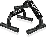 5BILLION 2er-Set Liegestützgriffe Push Up Bars Stand - Home Gym Übung Trainieren Ausbildung - Gut für Deine Muskel-Ups & Klimmzüge - Schaumgriff (Schwarz)