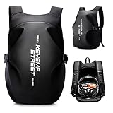 Motorradrucksäcke für Herren, wasserdichter Helmrucksack, Motorradzubehör, Laptoptaschen, Reiserucksäcke, Schultaschen für Studenten