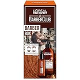 L'Oréal Men Expert Bartpflege-Set für Männer, Geschenkset mit Bartshampoo und Bartöl, Geschenke für Herren mit Zedernholzöl und holzigem Duft, Barber Club, 1 x 200 ml, 1 x 30 ml