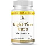 Night Time Burn Kapseln - Kombination hochwertiger Zutaten - 1x 90 Kapseln Inhalt