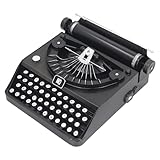 Schwarzes Retro-Vintage-Schreibmaschinenmodell, Tragbare Manuelle Requisiten, Dekoration für das Heimbüro