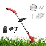 Akku-Rasenmäher Elektro 30 cm Schnittbreite, Nahkantenschneiden, Heckwalze, manuelle Höhenverstellung, komfortables Manövrieren, Klappgriffe