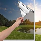 Sonnenschutzfolie Fenster innen Fensterfolie Sonnenschutz 40x400cm Folie für Fenster Sichtschutz UV Folie Fenster Hitzeschutz Spiegelfolie Fenster Hitzeschutz