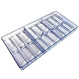 BOWTONG 18 lange Schokoladenformen, Kunststoff, Papier, Stäbchen, Süßigkeiten, Modell, Haushalt, oval, Werkzeug, I6q4 Backform