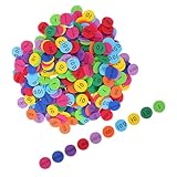 HEALSOPTHY 200 Stück Denkspiel Mathematikzähler Für Grundschulmathematikbedarf Mathematikzähler Für Grundschüler Mathematiklernwerkzeuge Grundschulmathematikbedarf Stellenwertblöcke