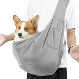 Kleine Hundetragetasche, Katzentragetasche, verstellbare Welpen-Tragetasche, weicher Welpentragegurt, Welpen-Brusttasche für Outdoor-Reisen