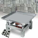 KMJUYQ Rüttelplatte mit 10 kg Tragkraft, 13,78 Zoll × 13,78 Zoll Beton-Rütteltisch, elektrischer Beton-Vibrationsverdichter