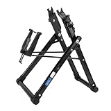 Drfeify Fahrrad-Radausrichtungsständer, Stabiler Faltrad-Wartungshalter für 16-29-Zoll-Räder, Mountain Road-Falträder