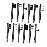 HONITANO 12 Stück Teiliges Hörgeräte reinigungsbürsten Magnet Praktische Reinigungsschlaufe und Reinigungshilfe für Ohrenschmalz Sanfte Pflege für Hörverstärker und Batteriefach Zubehör