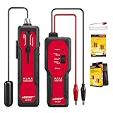 Underground Kabel Draht Locator, Erdkabel-Suchgerät Kabelsuchgerät mit Kopfhörer, Kabeltester für Hundezaunkabel, Drähte zur Bewässerungssteuerung, Wanddurchgangskabel, Metallrohre