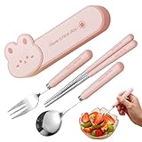 Reisebesteck, Besteck | Kindergeschirr Schulmittag Zubehör Für Flugzeug Schule Mahlzeiten,Täglich Picknick Kinder -Fütterung Camping Outdoor