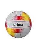 Erima Unisex – Erwachsene Allround Volleyball 2.0, weiß/rot/gelb, 5