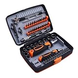 Spacnana 68-in-1-Ratschenschraubendreher-Set, CRV-Stahl-Magnetschraubendreher-Bit-Set, Ergonomisches Design für die Reparatur von Elektronik und Geräten