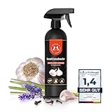 CHEVALIS Fliegenspray & Insektenschutz Pferd, 500ml mit echtem Knoblauch, Lange Wirkung, Sofortiger Schutz gegen Bremsen, Fliegen, Kriebelmücken, Zecken, Mit ätherischen Ölen und Geraniol