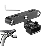 Gepäckträger für Fahrradrücklicht, Halterung für Fahrradsattel - Sattelhalterung für Rücklicht für - Mit LED-Rücklicht mit Schlüssel für